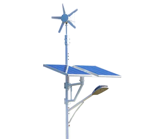 Lampadaire hybride éolien-solaire