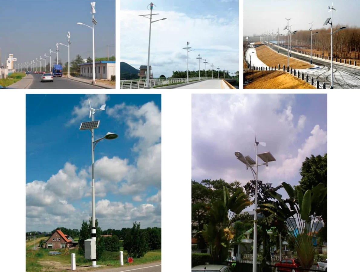 Applications du lampadaire hybride éolien-solaire