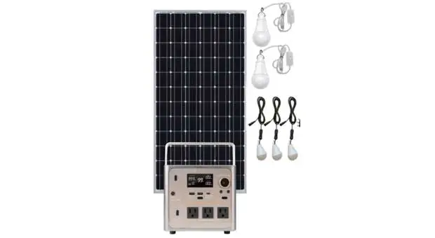 Caractéristiques du système d'énergie solaire portatif PSG05 (500W)