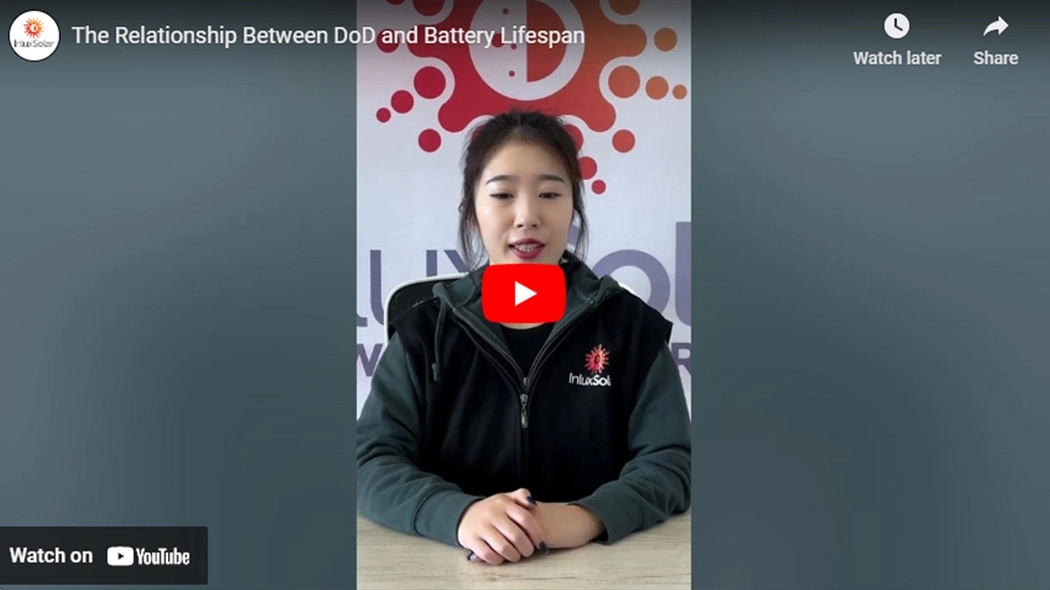 La relation entre le DoD et la durée de vie de la batterie